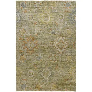Indoor/Outdoor Silk Road Sage 8\' x 10\' Rug