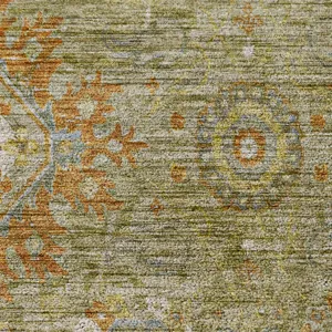Indoor/Outdoor Silk Road Sage 1\'8\" x 2\'6\" Rug