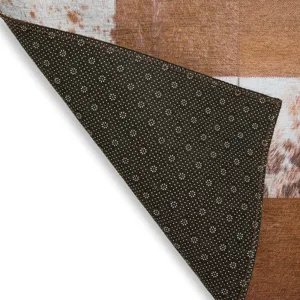 Indoor/Outdoor Stetson Driftwood Washable 10\' x 10\' Round Rug