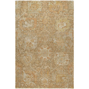 Luxury Washable Indoor/Outdoor Tabrook Khaki Rug