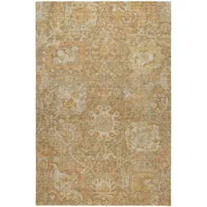 Luxury Washable Indoor/Outdoor Tabrook Khaki 2\'6\" x 3\'10\" Rug