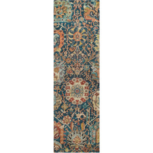 Luxury Washable Indoor/Outdoor Tabrook Navy 2'3