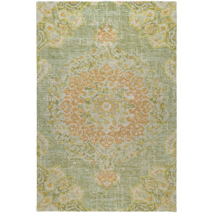 Luxury Washable Indoor/Outdoor Tabrook Aloe Rug
