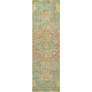 Luxury Washable Indoor/Outdoor Tabrook Aloe 2'3