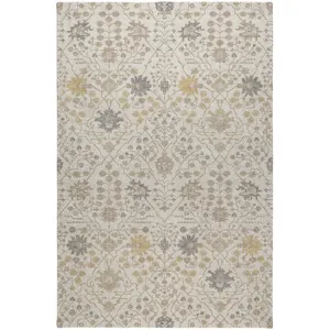 Luxury Washable Indoor/Outdoor Tabrook Ivory 5\' x 7\'6\" Rug