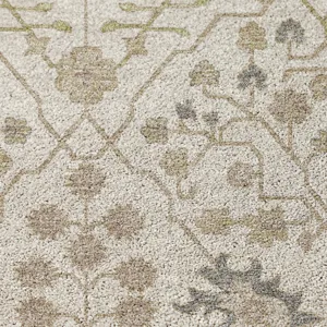 Luxury Washable Indoor/Outdoor Tabrook Ivory 5\' x 7\'6\" Rug