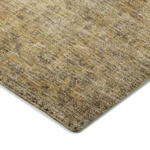 Luxury Washable Indoor/Outdoor Tabrook Mocha 2\'3\" x 7\'6\" Runner Rug