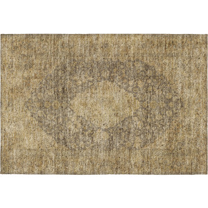 Luxury Washable Indoor/Outdoor Tabrook Mocha Rug