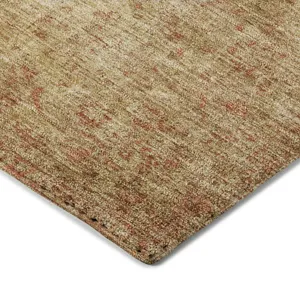 Luxury Washable Indoor/Outdoor Tabrook Paprika 2\'6\" x 3\'10\" Rug