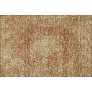 Luxury Washable Indoor/Outdoor Tabrook Paprika Rug