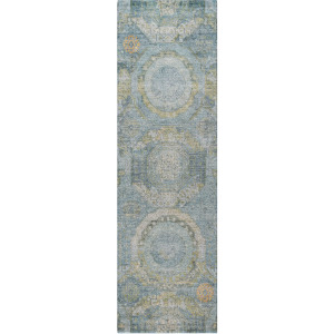 Luxury Washable Indoor/Outdoor Tabrook Blue 2'3