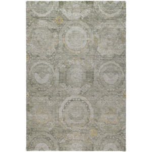 Luxury Washable Indoor/Outdoor Tabrook Pewter Rug