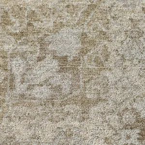 Luxury Washable Indoor/Outdoor Tabrook Ivory 8\' x 8\' Round Rug