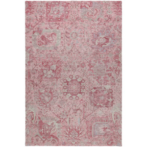 Luxury Washable Indoor/Outdoor Tabrook Pink Rug
