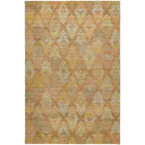 Luxury Washable Indoor/Outdoor Tabrook Copper Rug
