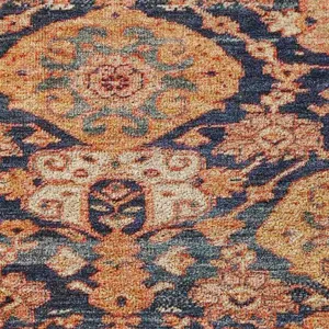 Luxury Washable Indoor/Outdoor Tabrook Terracotta 5\' x 7\'6\" Rug