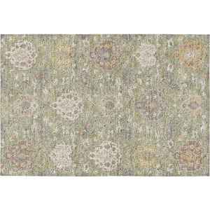 Luxury Washable Indoor/Outdoor Tabrook Aloe Rug