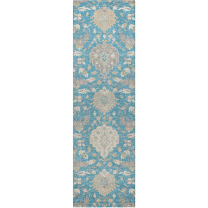 Luxury Washable Indoor/Outdoor Tabrook Blue 2'3