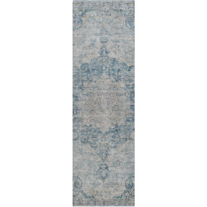 Luxury Washable Indoor/Outdoor Tabrook Blue 2'3