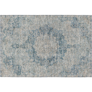 Luxury Washable Indoor/Outdoor Tabrook Blue Rug