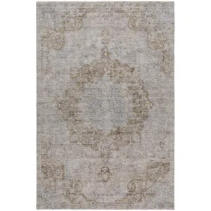 Luxury Washable Indoor/Outdoor Tabrook Chocolate 3\' x 5\' Rug
