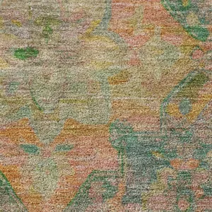 Luxury Washable Indoor/Outdoor Tabrook Blush 2\'3\" x 7\'6\" Runner Rug