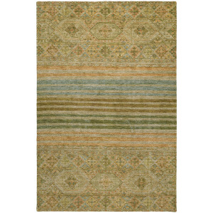 Luxury Washable Indoor/Outdoor Tabrook Aloe Rug