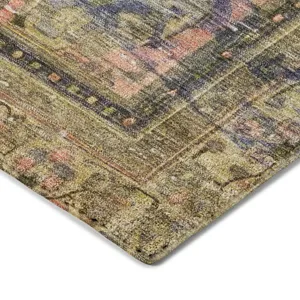 Luxury Washable Indoor/Outdoor Tabrook Tan 3\' x 5\' Rug