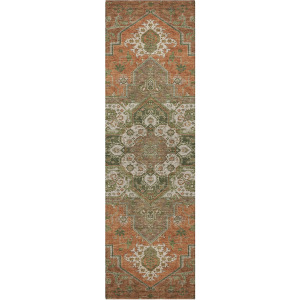 Luxury Washable Indoor/Outdoor Tabrook Rust 2'3
