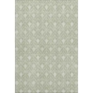 Luxury Washable Indoor/Outdoor The Reserve Celery 10\' x 14\' Rug