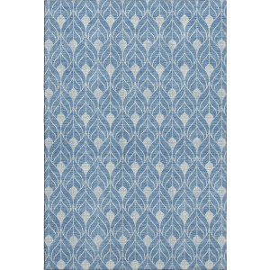 Luxury Washable Indoor/Outdoor The Reserve Denim Rug