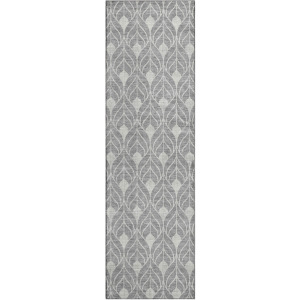 Luxury Washable Indoor/Outdoor The Reserve Gray 2'3