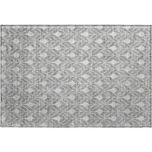 Luxury Washable Indoor/Outdoor The Reserve Gray Rug