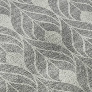 Luxury Washable Indoor/Outdoor The Reserve Gray 2\'6\" x 3\'10\" Rug