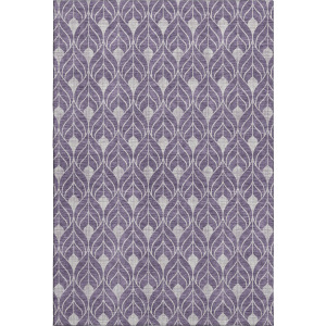 Luxury Washable Indoor/Outdoor The Reserve Plum Rug