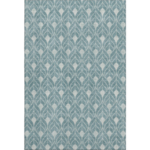 Luxury Washable Indoor/Outdoor The Reserve Teal Rug