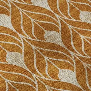 Luxury Washable Indoor/Outdoor The Reserve Terracotta 8\' x 8\' Round Rug
