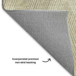 Luxury Washable Indoor/Outdoor The Reserve Beige 10\' x 14\' Rug