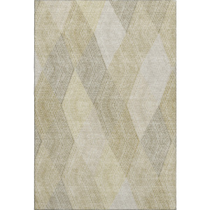 Luxury Washable Indoor/Outdoor The Reserve Beige Rug