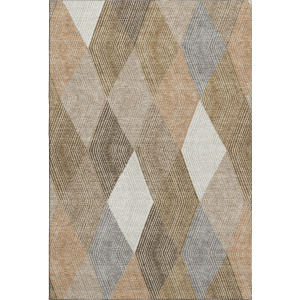 Luxury Washable Indoor/Outdoor The Reserve Copper Rug
