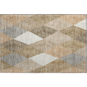 Luxury Washable Indoor/Outdoor The Reserve Copper Rug