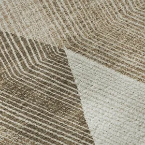 Luxury Washable Indoor/Outdoor The Reserve Copper 10\' x 14\' Rug