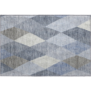 Luxury Washable Indoor/Outdoor The Reserve Denim Rug