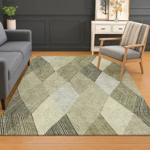 Luxury Washable Indoor/Outdoor The Reserve Fern 10\' x 14\' Rug