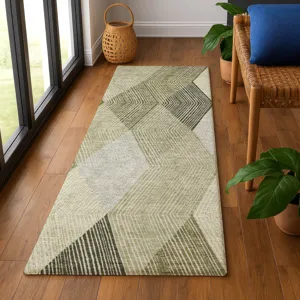 Luxury Washable Indoor/Outdoor The Reserve Fern 2\'3\" x 7\'6\" Runner Rug