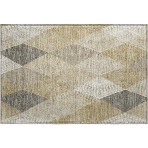 Luxury Washable Indoor/Outdoor The Reserve Wheat Rug