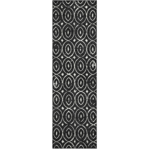 Luxury Washable Indoor/Outdoor The Reserve Black 2'3