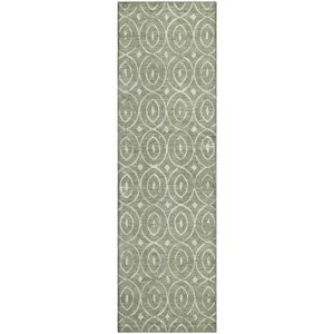 Luxury Washable Indoor/Outdoor The Reserve Fern 2\'3\" x 7\'6\" Runner Rug