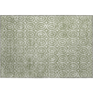 Luxury Washable Indoor/Outdoor The Reserve Fern Rug