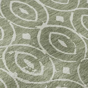 Luxury Washable Indoor/Outdoor The Reserve Fern 2\'3\" x 7\'6\" Runner Rug